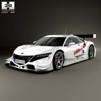 3D model of Honda NSX GT 2013