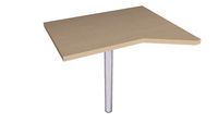 Ala auxiliar izquierda 75 x100 x63 cm haya metalizada
