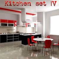 3D model of Kitchen Set P4