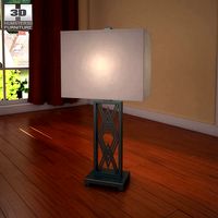 3D model of Ashley Durapella Table Lamp
