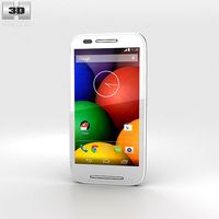 3D model of Motorola Moto E Black & White