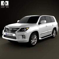 3D model of Lexus LX 2013