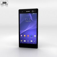3D model of Sony Xperia C3 Black