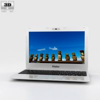 3D model of Haier Chromebook 11 White