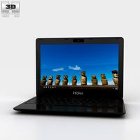 3D model of Haier Chromebook 11 Black