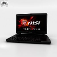 3D model of MSI GT80 Titan