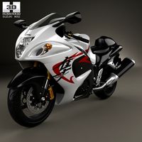 3D model of Suzuki Hayabusa 1999