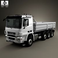 3D model of Sisu Polar Tipper Truck 2010