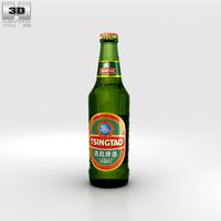 3D model of Tsingtao Beer Bottle