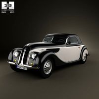 3D model of BMW 327 cabriolet 1937