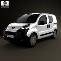 3D model of Peugeot Bipper Tepee Combi 2011