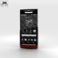 3D model of Vertu Signature Touch (2015) Garnet Calf