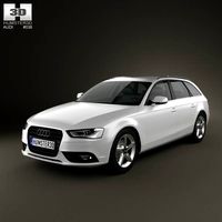 3D model of Audi A4 Avant 2013