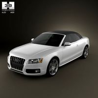 3D model of Audi S5 Convertible