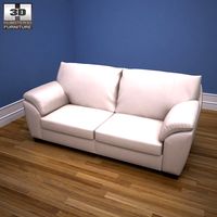 3D model of IKEA VRETA Three-Seat Sofa