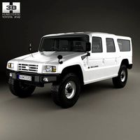 3D model of Toyota Mega Cruiser 1996