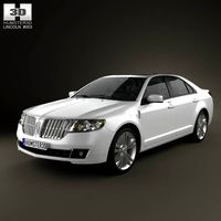 3D model of Lincoln MKZ 2012