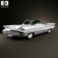 3D model of Lincoln Futura 1955