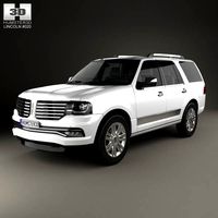 3D model of Lincoln Navigator 2015