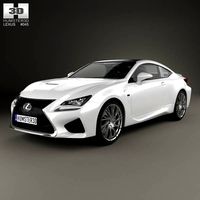 3D model of Lexus RC F 2014
