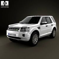3D model of Land Rover Freelander 2 (LR2)