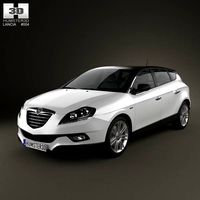 3D model of Lancia Delta 2012