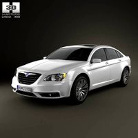 3D model of Lancia Flavia sedan 2012