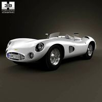 3D model of Aston Martin DBR1 1957