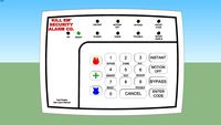 Security Alarm Keypad
