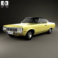 3D model of AMC Matador coupe 1972