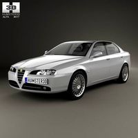 3D model of Alfa Romeo 166 2003
