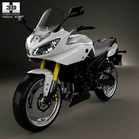 3D model of Yamaha FZ8 2013