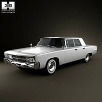 3D model of Chrysler Imperial Crown 1965