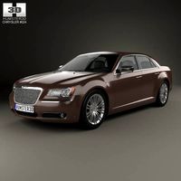 3D model of Chrysler 300 C Executive Series 2012