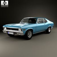3D model of Chevrolet Nova SS 396 1970