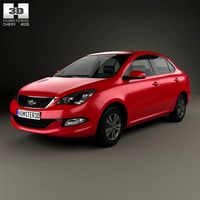 3D model of Chery Arrizo 3 2014