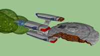 USS Princeton, Niagra class with battle damage (revised)