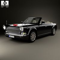 3D model of FAW Hongqi L5 cabriolet 2015