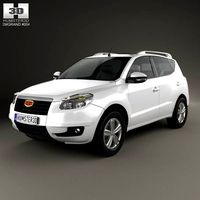 3D model of Emgrand X7 2014
