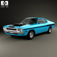 3D model of Dodge Demon 340 1972