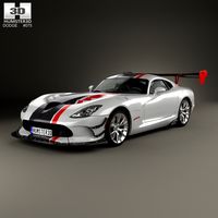 3D model of Dodge Viper ACR 2016