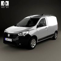 3D model of Dacia Dokker Van 2012