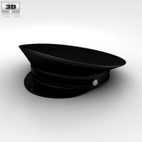 3D model of Police Uniform Hat