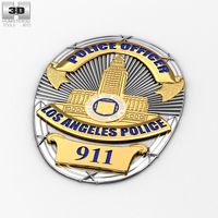3D model of Police Badge