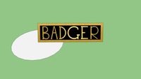 'Badger' Nameplate