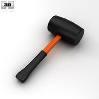 3D model of Rubber Mallet