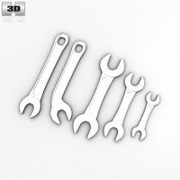 3D model of Wrench Set 002