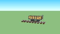 Wagon ouvert du chemin de fer Fell
