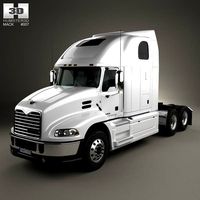 3D model of Mack Pinnacle Tractor Truck 2011