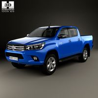 3D model of Toyota Hilux Double Cab Revo 2015